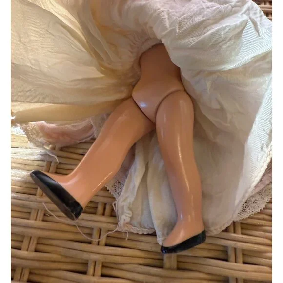 Vintage 40's Plastic Nancy Ann Story Book Doll AS IS TLC 5" - Picture 7 of 15